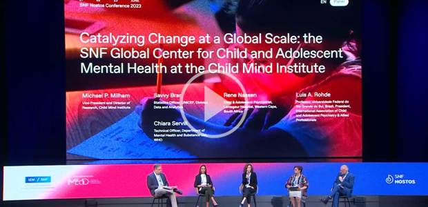 Catalyzing change at a global scale: The SNF Global Center for Child and Adolescent Mental Health at the Child Mind Institute 