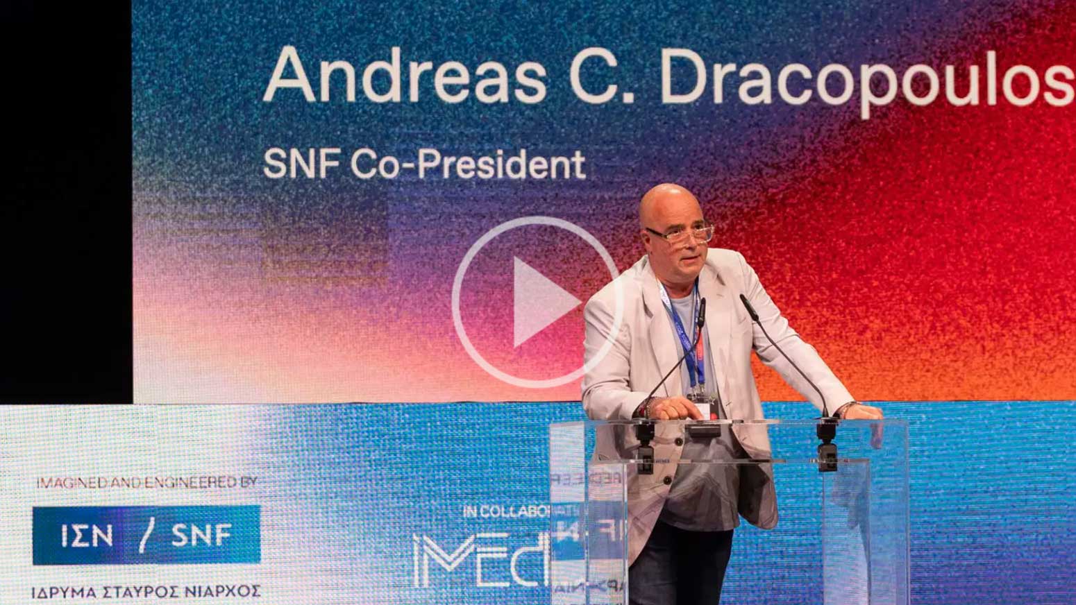Χαιρετισμός από τον Πρόεδρο του ΙΣΝ, Ανδρέα Δρακόπουλο